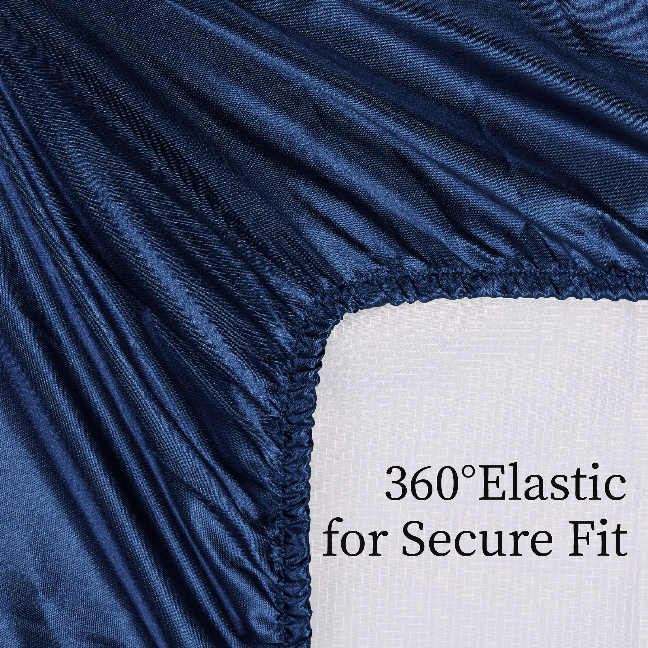 Satin Bed Sheets, King Size Sheets Set, 4 Pcs Silky Bedding Set With 15 Inches Deep Pocket For Mattress (King, Navy Blue)_voghion.com